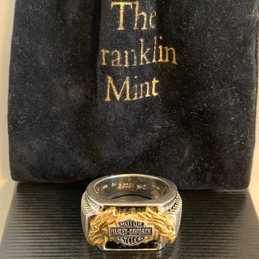 Franklin Mint BOLD SPIRIT Harley Davidson Ring